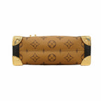 Louis Vuitton Handbag Monogram Reverse Side Trunk Brown 2-Way — view 3