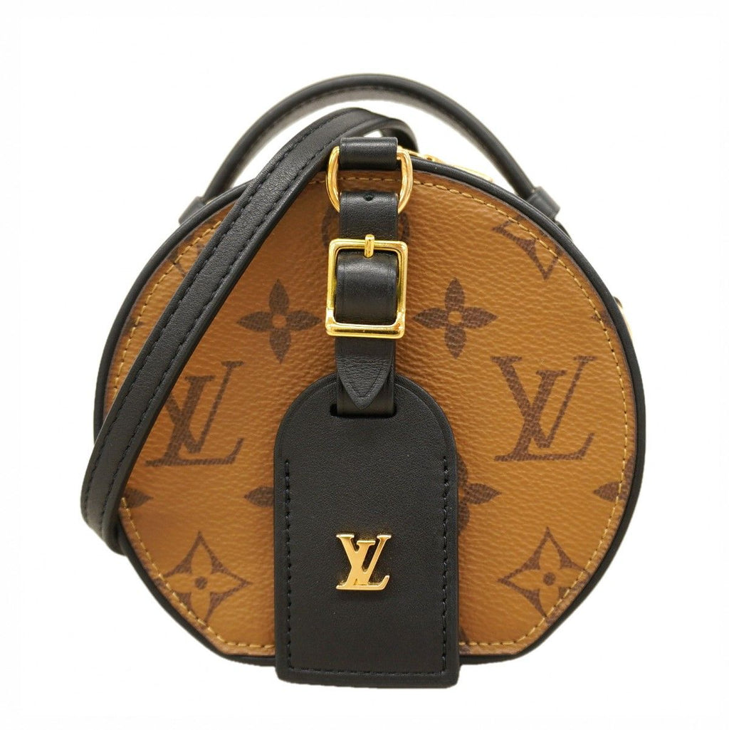 Louis Vuitton Handbag Monogram Reverse Mini Boite Chapeau Brown 2-Way