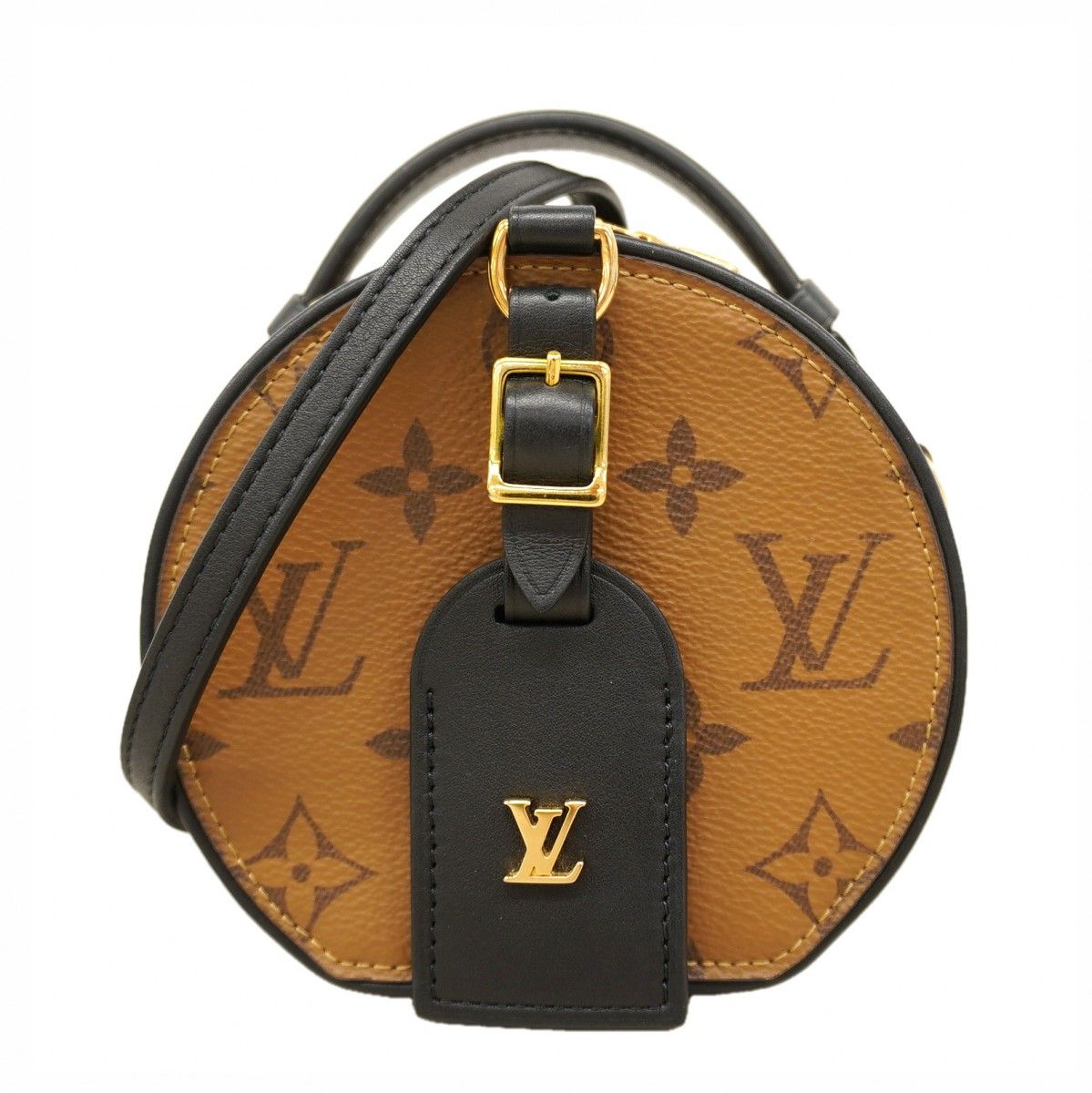 Louis Vuitton Handbag Monogram Reverse Mini Boite Chapeau Brown 2-Way