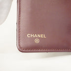Chanel Wallet Quilted Caviar Leather Black Gold — view 4