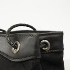 Gucci Shoulder Bag GG Canvas Black Silver — view 7