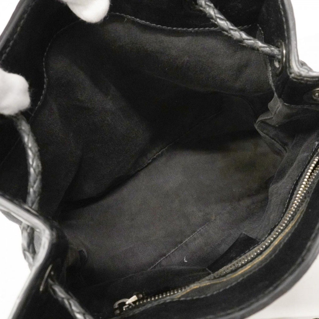 Gucci Shoulder Bag GG Canvas Black Silver — view 4