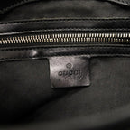 Gucci Shoulder Bag GG Canvas Black Silver — view 5