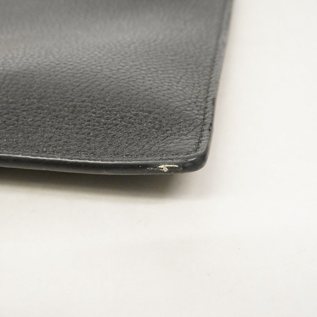 Gucci Clutch Zumi Leather Black Gold Silver — view 8