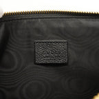 Gucci Clutch Zumi Leather Black Gold Silver — view 5