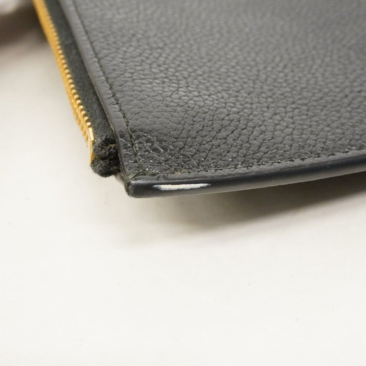 Gucci Clutch Zumi Leather Black Gold Silver — view 7