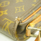 Louis Vuitton Shoulder Bag Monogram Cartouchiere GM Brown — view 7