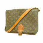 Louis Vuitton Shoulder Bag Monogram Cartouchiere GM Brown