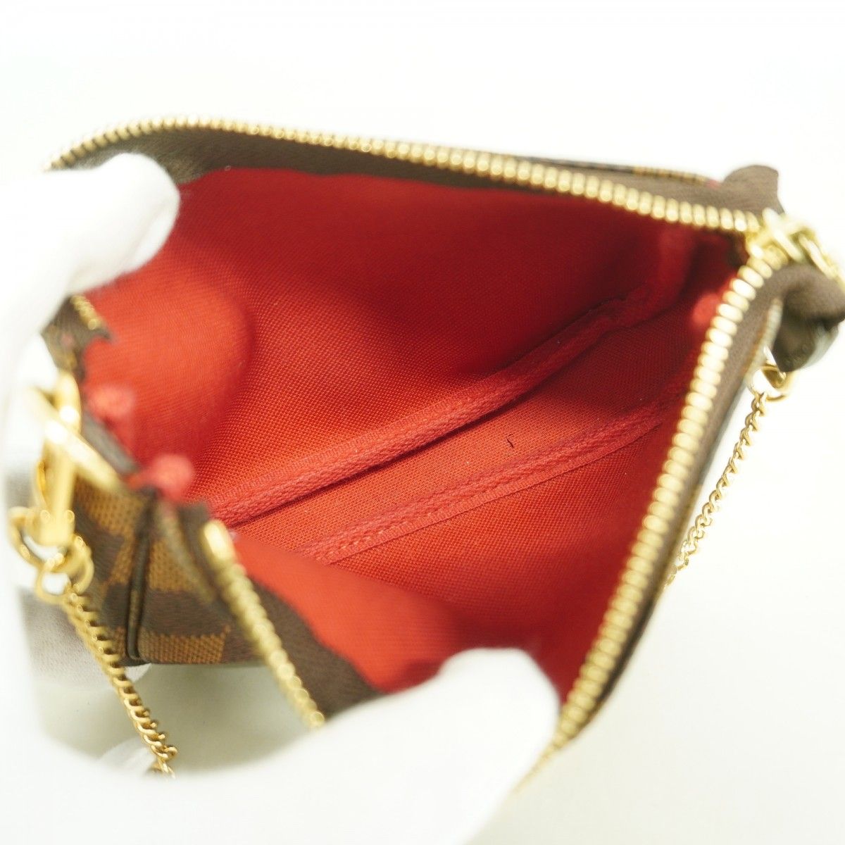 Louis Vuitton Pouch Damier Mini Pochette Accessoire Ebene — view 4