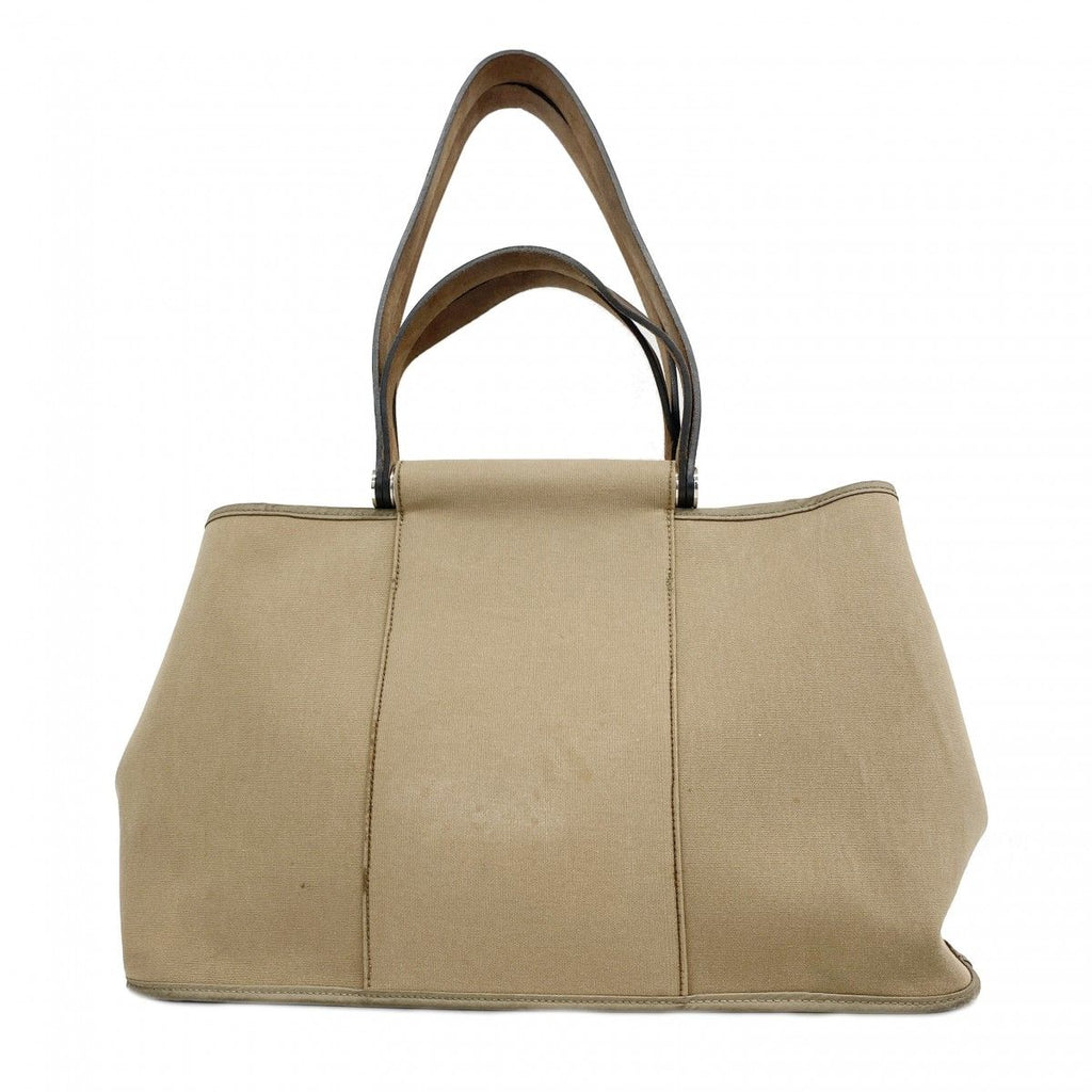 Hermes Tote Kabak Elan PM Toile Officier Etoupe Silver