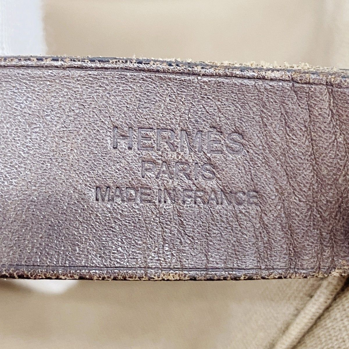 Hermes Tote Kabak Elan PM Toile Officier Etoupe Silver — view 5