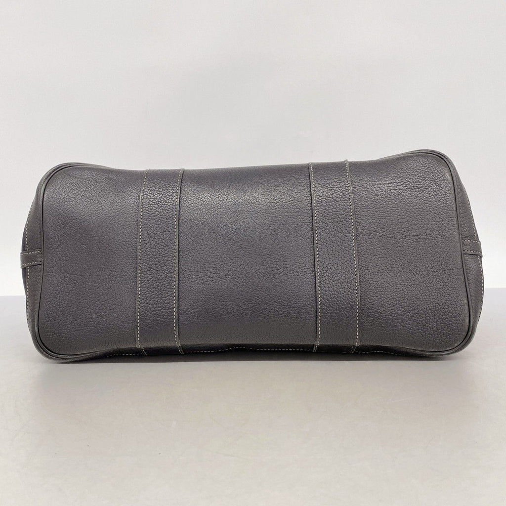 Hermes Tote Garden Party PM Toile Officier Black Silver — view 3