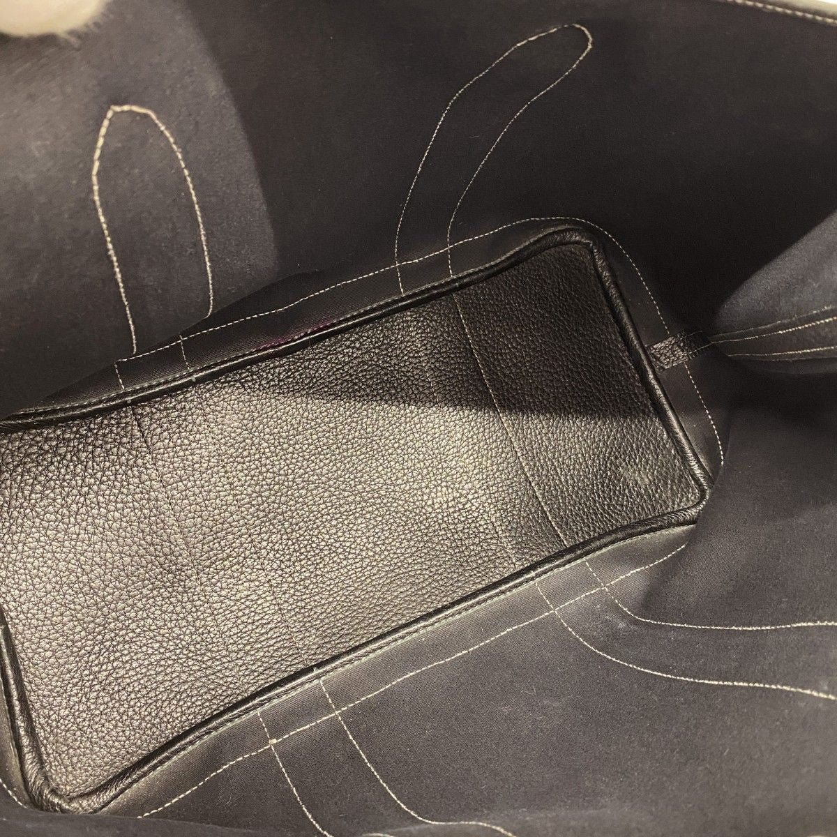 Hermes Tote Garden Party PM Toile Officier Black Silver — view 4