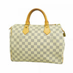 Louis Vuitton Handbag Damier Azur Speedy 30 White
