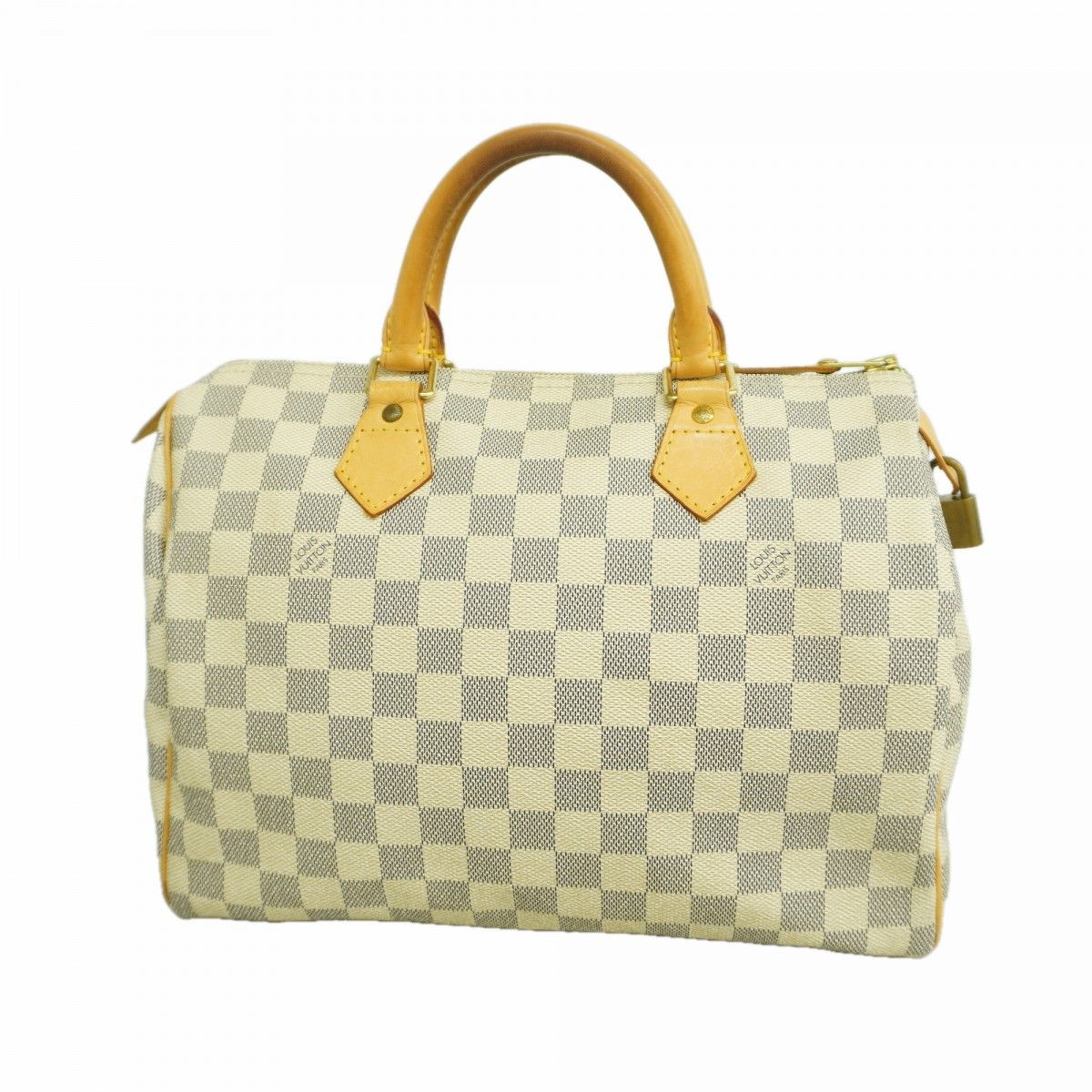 Louis Vuitton Handbag Damier Azur Speedy 30 White