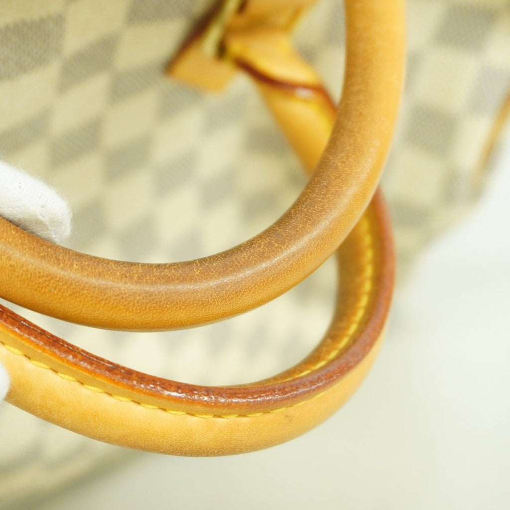 Louis Vuitton Handbag Damier Azur Speedy 30 White — view 9