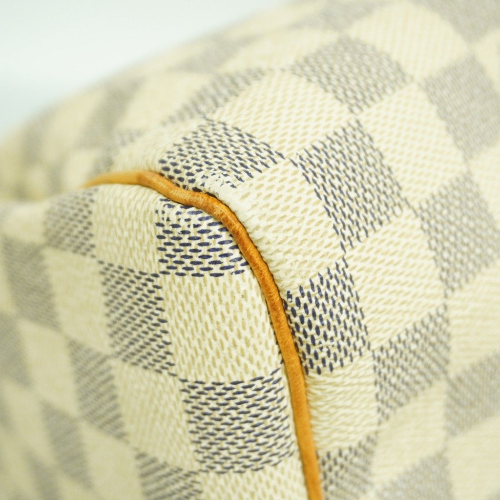 Louis Vuitton Handbag Damier Azur Speedy 30 White — view 6