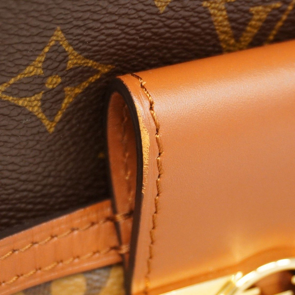 Louis Vuitton Handbag Monogram Reverse Hobo de Fine PM Brown 2-Way — view 7