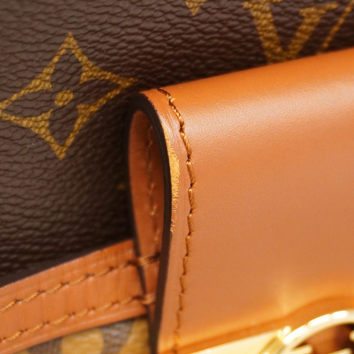 Louis Vuitton Handbag Monogram Reverse Hobo de Fine PM Brown 2-Way — view 7