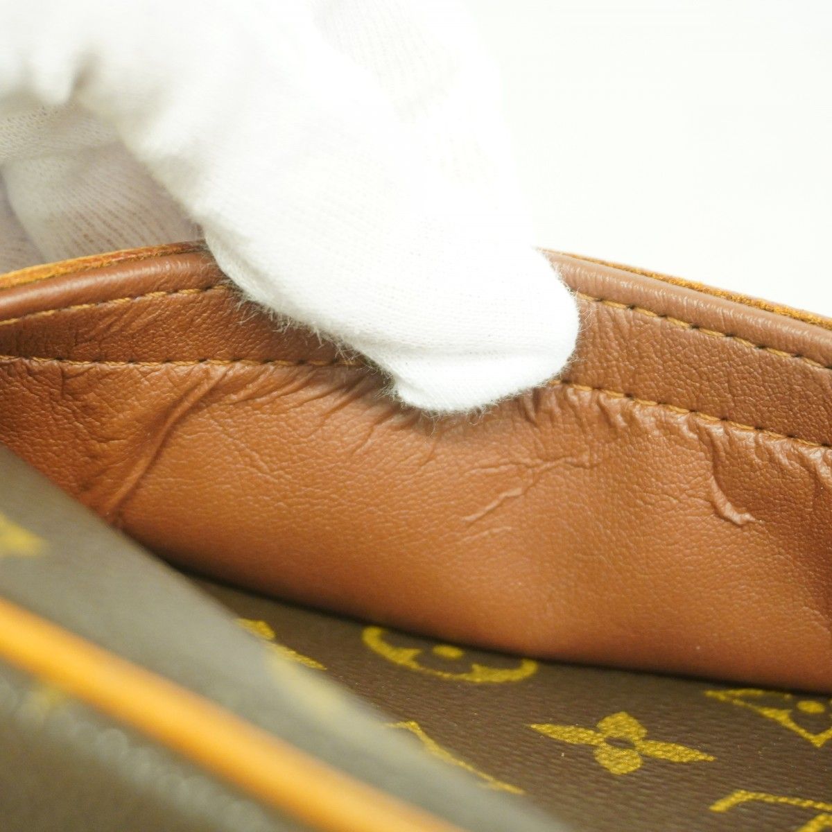 Louis Vuitton Shoulder Bag Monogram Blois Brown — view 9