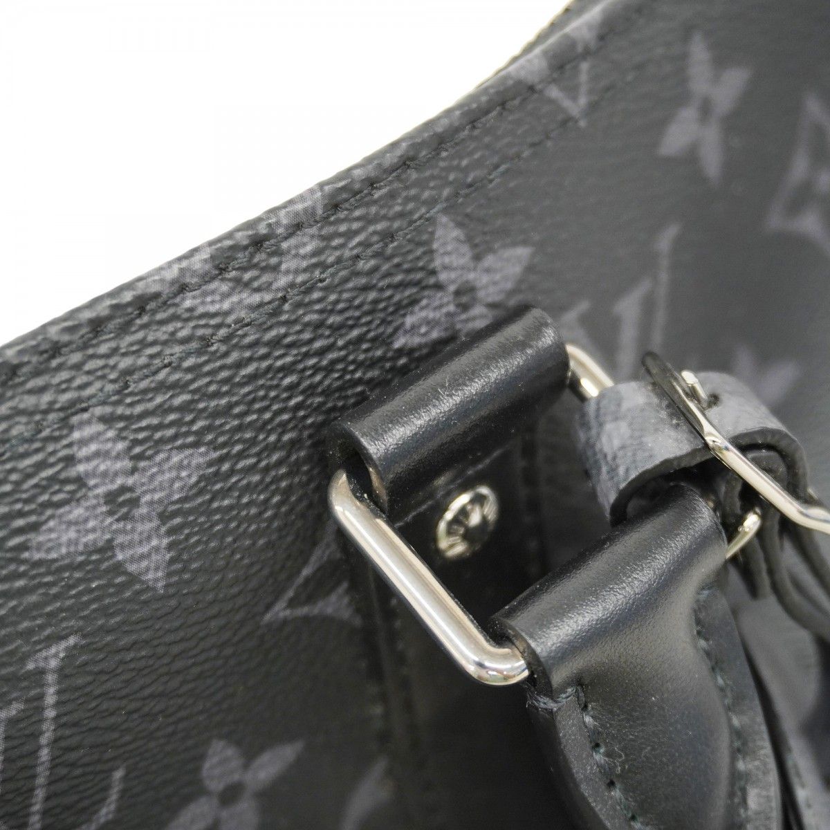 Louis Vuitton Handbag Monogram Eclipse Reverse Keepall Bandouliere 35 Black — view 9