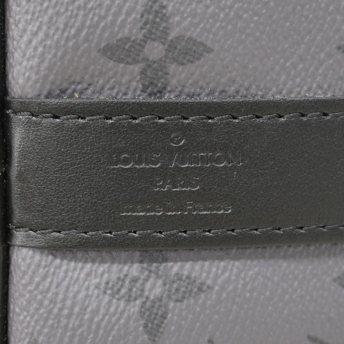 Louis Vuitton Handbag Monogram Eclipse Reverse Keepall Bandouliere 35 Black — view 5