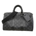 Louis Vuitton Handbag Monogram Eclipse Reverse Keepall Bandouliere 35 Black