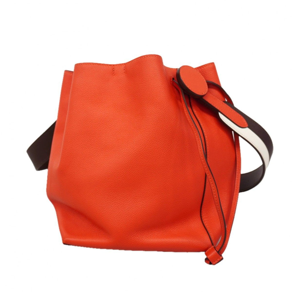Hermes Shoulder Bag Ricol 17 Color Capucines Silver — view 8
