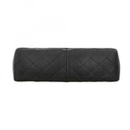 Chanel Shoulder Bag Deca Quilted Lambskin Black Gold — view 3