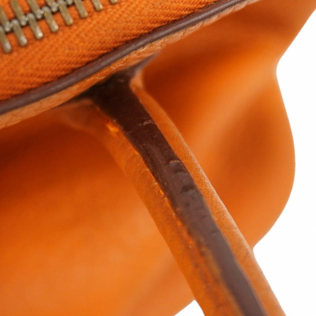 Hermes Handbag Bolide 31 Taurillon Clemence Orange Silver — view 8