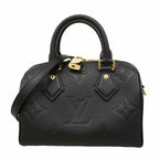 Louis Vuitton Handbag Monogram Empreinte Speedy Bandouliere 20 Noir 2-Way