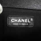 Chanel Handbag Boy Top Handle Calfskin Black Silver 2-Way — view 5