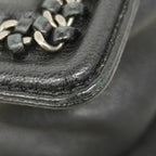 Chanel Handbag Boy Top Handle Calfskin Black Silver 2-Way — view 9