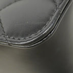 Chanel Shoulder Bag Quilted Lambskin Black Gold — view 6