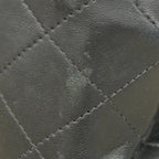 Chanel Shoulder Bag Quilted Lambskin Black Gold — view 8