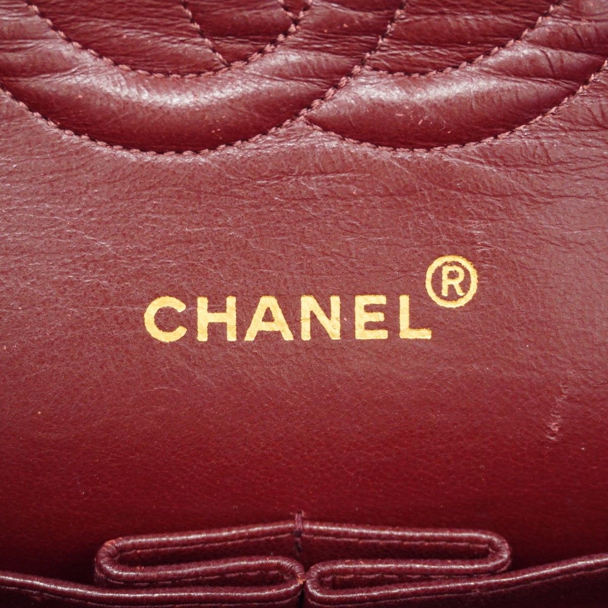 Chanel Shoulder Bag Quilted Lambskin Black Gold — view 5