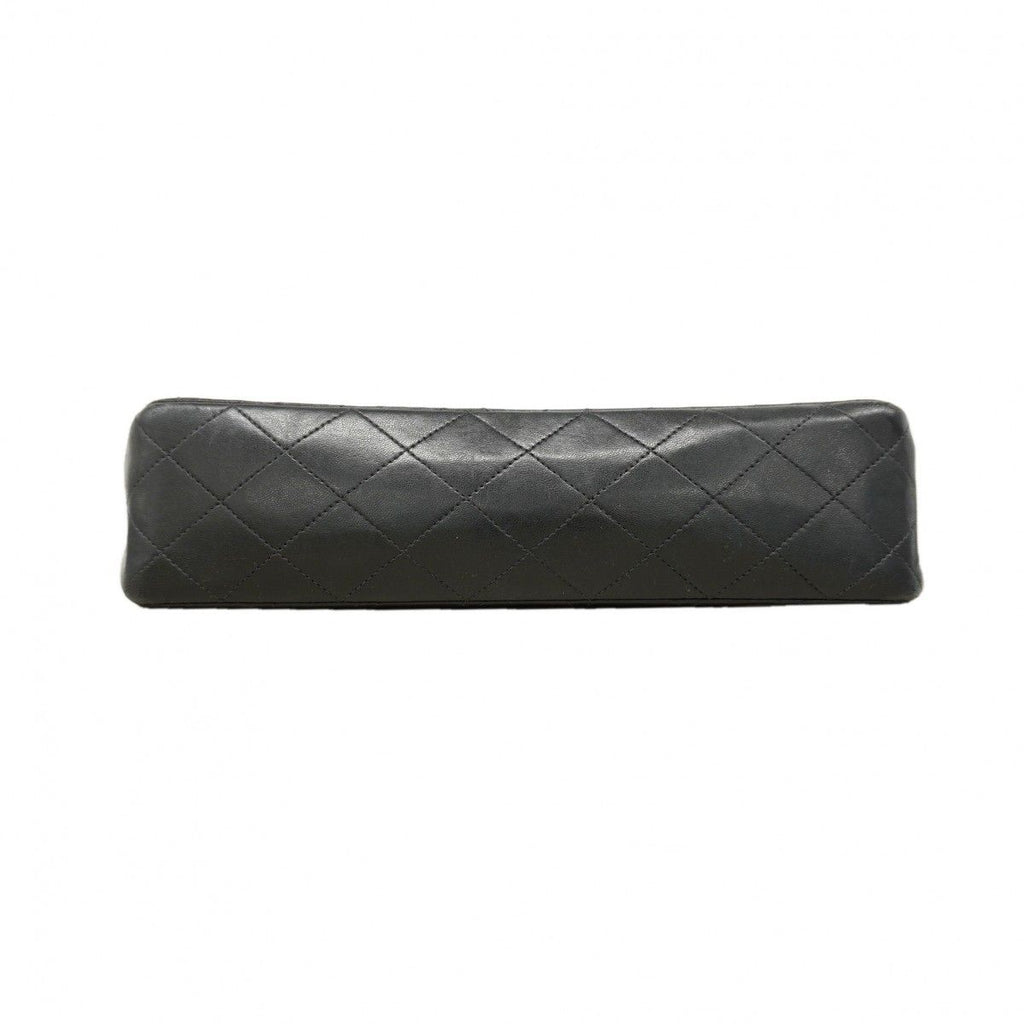 Chanel Shoulder Bag Quilted Lambskin Black Gold — view 3