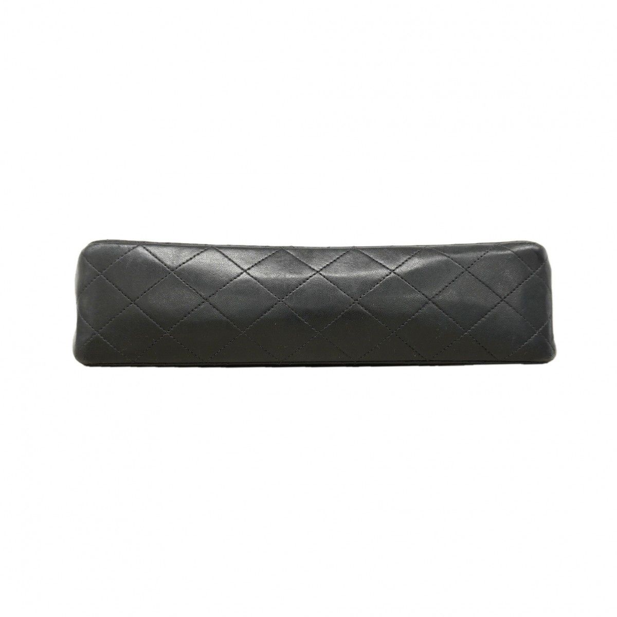 Chanel Shoulder Bag Quilted Lambskin Black Gold — view 3