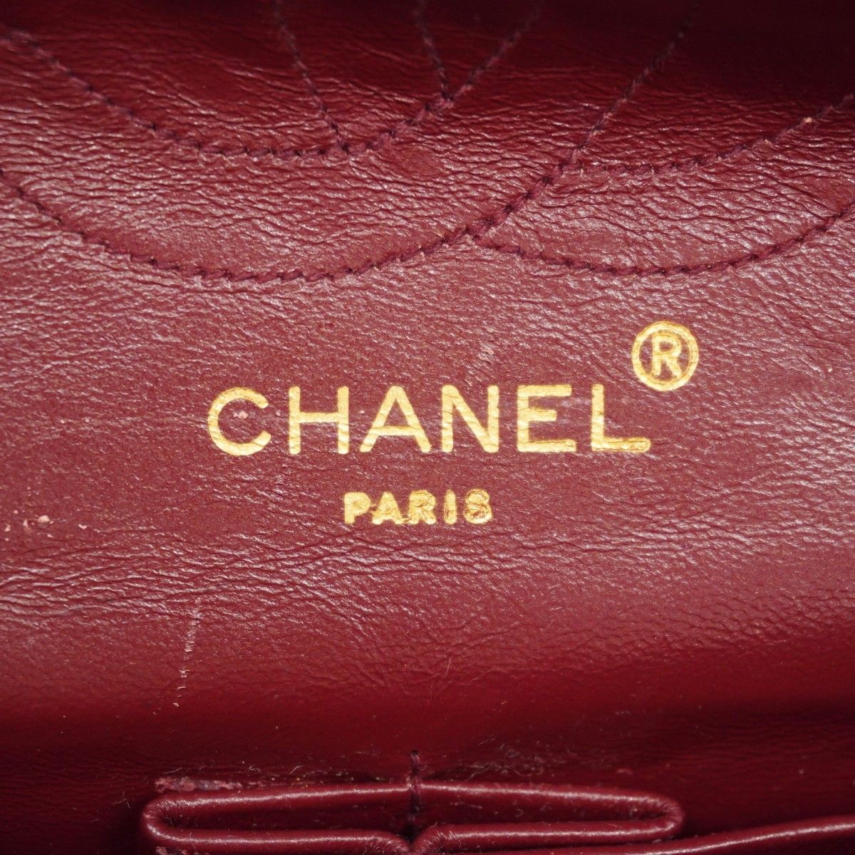 Chanel Shoulder Bag Quilted Lambskin Black Gold — view 5