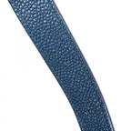 Chanel Shoulder Bag Caviar Leather Blue Silver — view 8