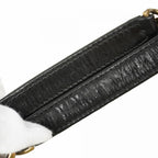 Chanel Handbag Quilted Lambskin Black Gold 2-Way — view 7