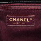 Chanel Handbag Quilted Lambskin Black Gold 2-Way — view 5
