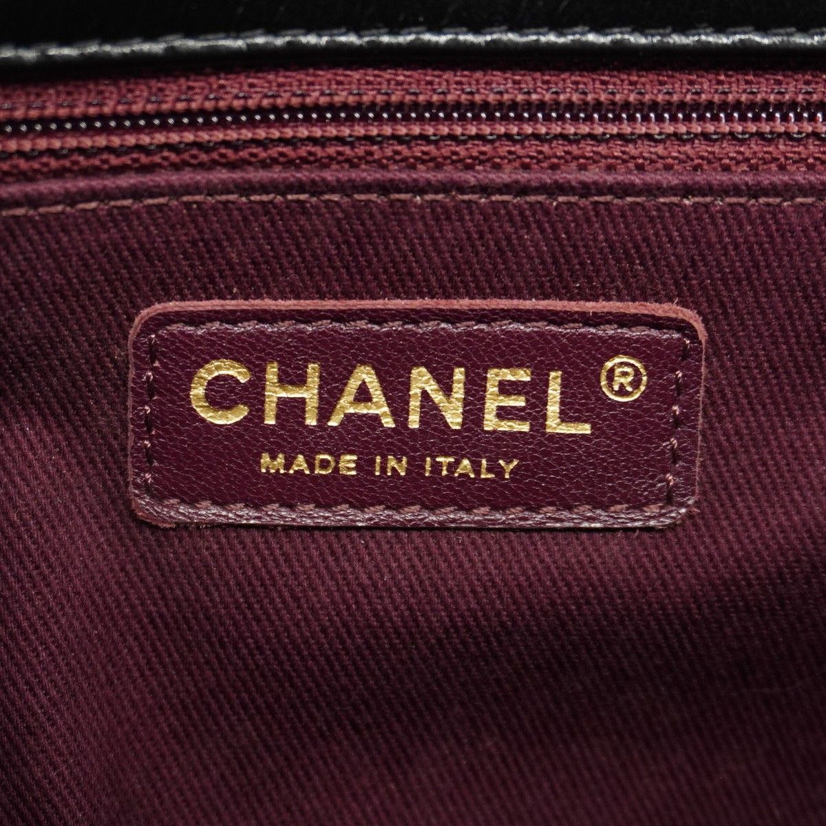 Chanel Handbag Quilted Lambskin Black Gold 2-Way — view 5