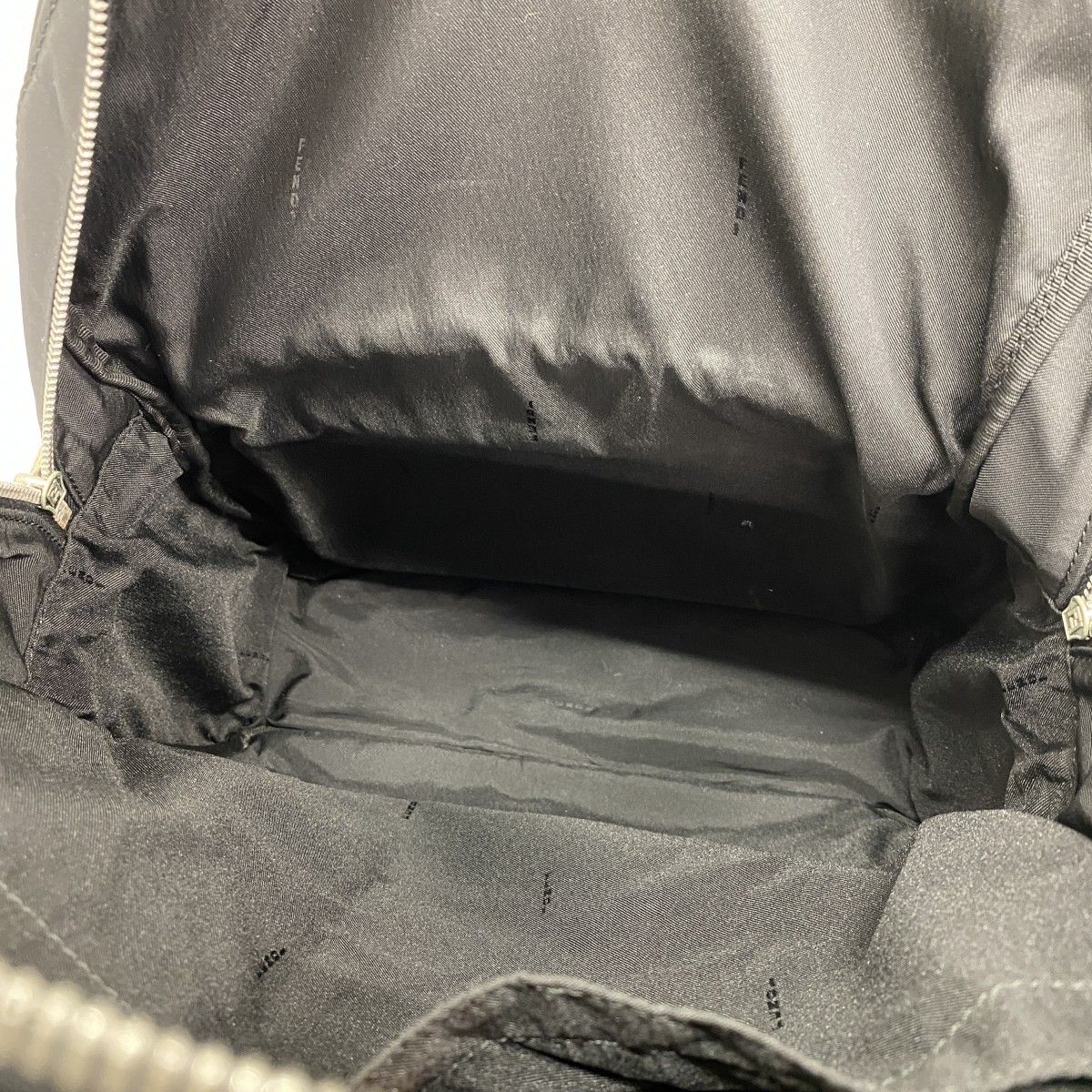 Fendi Backpack Zucca Canvas Nylon Multicolor Silver — view 4