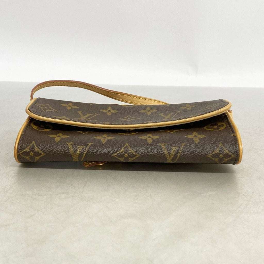 Louis Vuitton Shoulder Bag Monogram Pochette Twin PM Brown — view 3
