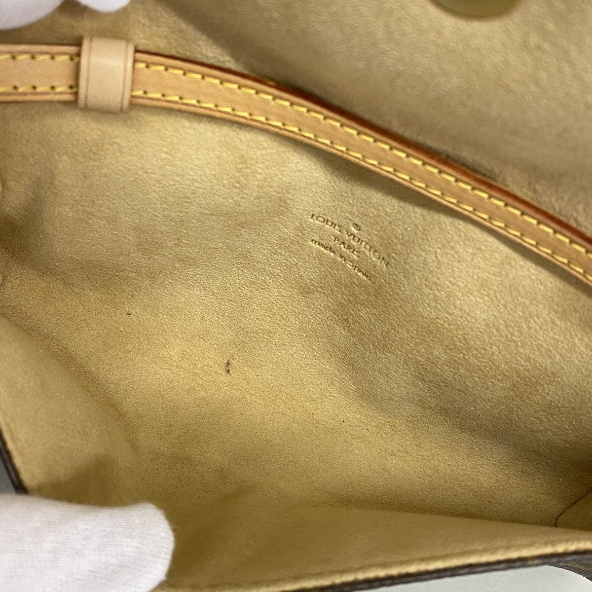 Louis Vuitton Shoulder Bag Monogram Pochette Twin PM Brown — view 4