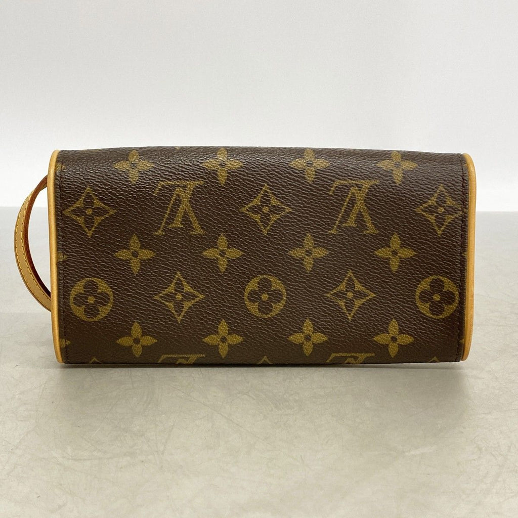 Louis Vuitton Shoulder Bag Monogram Pochette Twin PM Brown — view 9