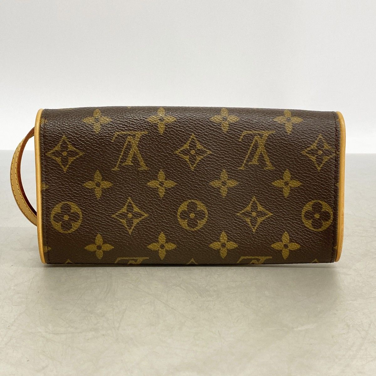 Louis Vuitton Shoulder Bag Monogram Pochette Twin PM Brown — view 9