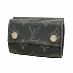 Louis Vuitton Trifold Wallet Monogram Eclipse Discovery Compact Black