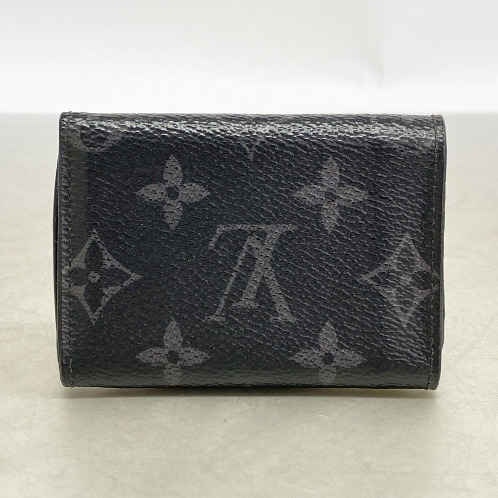 Louis Vuitton Trifold Wallet Monogram Eclipse Discovery Compact Black — view 8